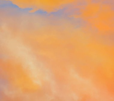 boşluk ile turuncu gökyüzü arka plan