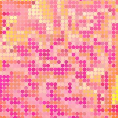 Çocuklar için soyut sorunsuz desen. Kaotik yuvarlak kareler.