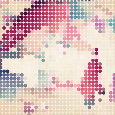 Geometrik desenli soyut arkaplan