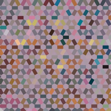 Renk fraktal geometrik soyut desen