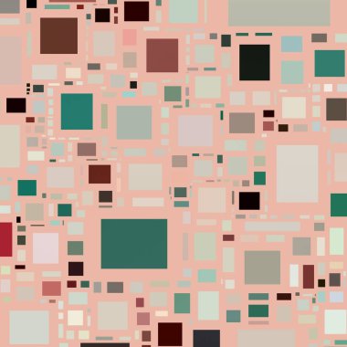 Soyut sanat dokusu. Kareler ile renkli doku. Modern sanat eserleri. Renkli görüntü