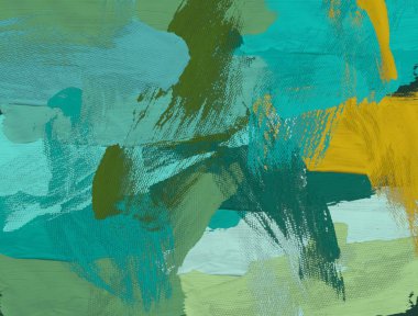 El yapımı tuvale yağlı boya. Soyut sanat dokusu. Renkli doku. Modern sanat eserleri. Yağlı boya darbeleri. Fırça darbeleri. Modern sanat. Çağdaş sanat. Sanatsal tuval.  