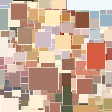 Soyut sanat dokusu. Kareler ile renkli doku. Modern sanat eserleri. Renkli görüntü