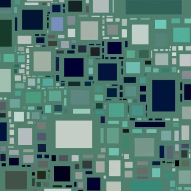 Soyut sanat dokusu. Kareler ile renkli doku. Modern sanat eserleri. Renkli görüntü