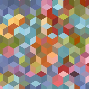 Geometrik desenlerle soyut sanat dokusu