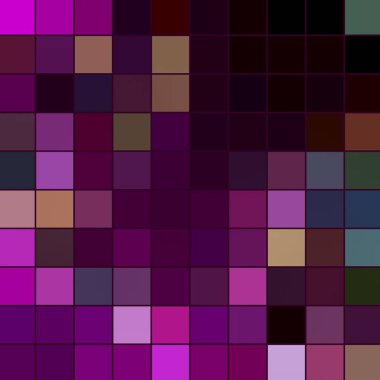 Pembe menekşe renginin farklı tonlarında pürüzsüz fayanslar