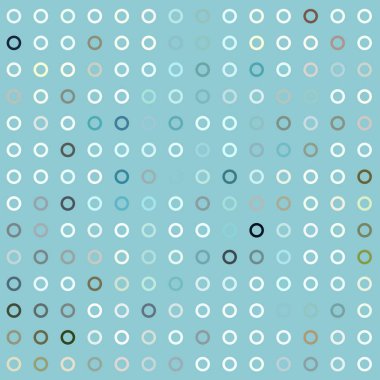 Mavi Arkaplanda Su Damlaları.