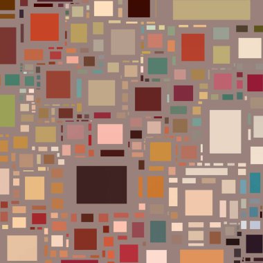 Soyut sanat dokusu. Kareler ile renkli doku. Modern sanat eserleri. Renkli görüntü