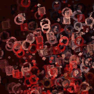 Kırmızı arka plan ile Bokeh