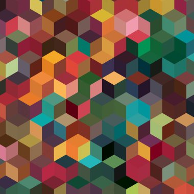 Geometrik desenlerle soyut sanat dokusu