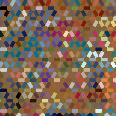 Renk fraktal geometrik soyut desen