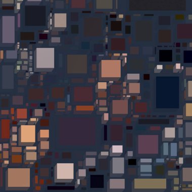 Soyut sanat dokusu. Kareler ile renkli doku. Modern sanat eserleri. Renkli görüntü