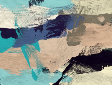 El yapımı tuvale yağlı boya. Soyut sanat dokusu. Renkli doku. Modern sanat eserleri. Yağlı boya darbeleri. Fırça darbeleri. Modern sanat. Çağdaş sanat. Sanatsal tuval.  