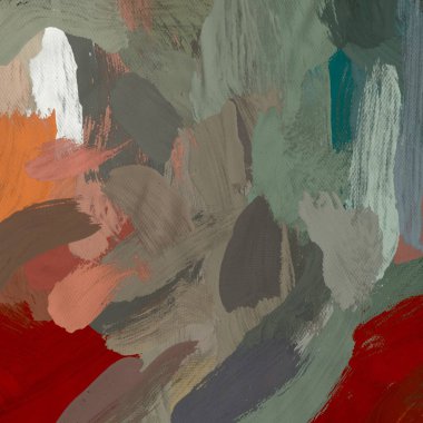 Tuval el yapımı yağlıboya. Renkli doku. Fırça darbeleri. Renkli görüntü. Modern sanat. Çağdaş sanat.