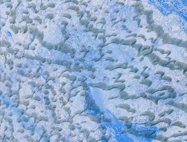 kar dokusu ile mavi arka plan