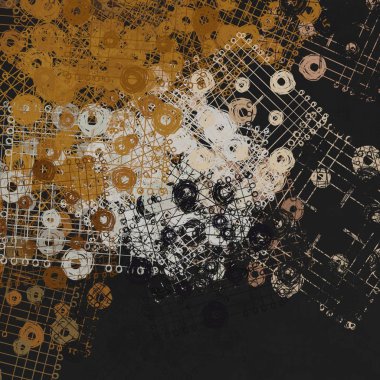 Metin için alanı olan soyut arkaplan