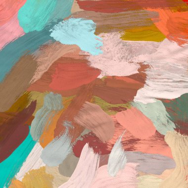 El yapımı tuvale yağlı boya. Soyut sanat dokusu. Renkli doku. Modern sanat eserleri. Yağlı boya darbeleri. Fırça darbeleri. Modern sanat. Çağdaş sanat. Sanatsal tuval.