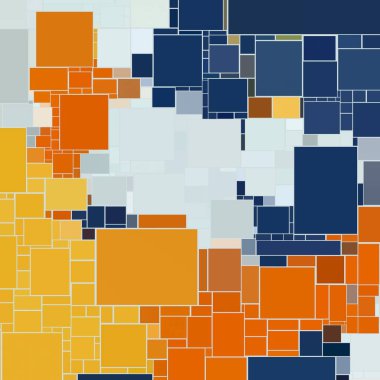 Soyut sanat dokusu. Kareler ile renkli doku. Modern sanat eserleri. Renkli görüntü