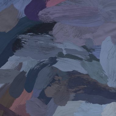 Tuval el yapımı yağlıboya. Renkli doku. Fırça darbeleri.