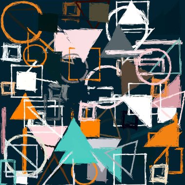 modern soyut geometrik desen arka plan