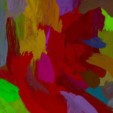 Tuval üzerine yağlıboya, Soyut sanat dokusu. Renkli doku. Modern sanat eserleri. Yağlı boya darbeleri. Fırça darbeleri