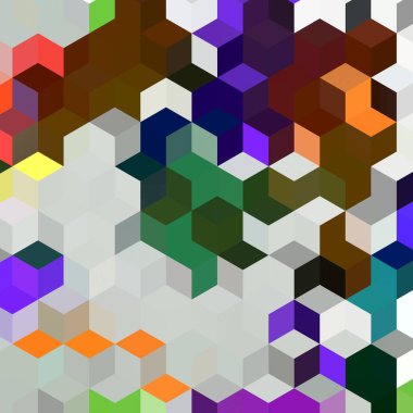 Geometrik desenlerle soyut sanat dokusu