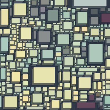 farklı geometrik desenler ile sanat deseni