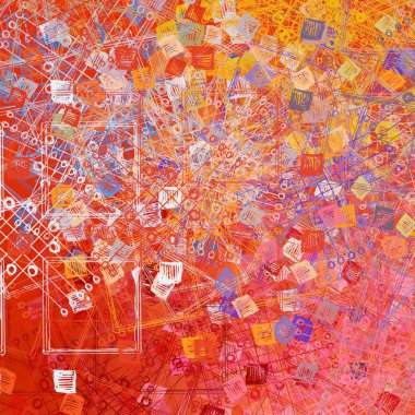 kopya alanı ile soyut sorunsuz arka plan