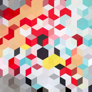 Geometrik desenlerle soyut sanat dokusu