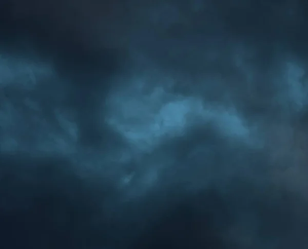 Diepblauwe Turkoois Golf Van Wolken Sky Tone Achtergrond — Stockfoto