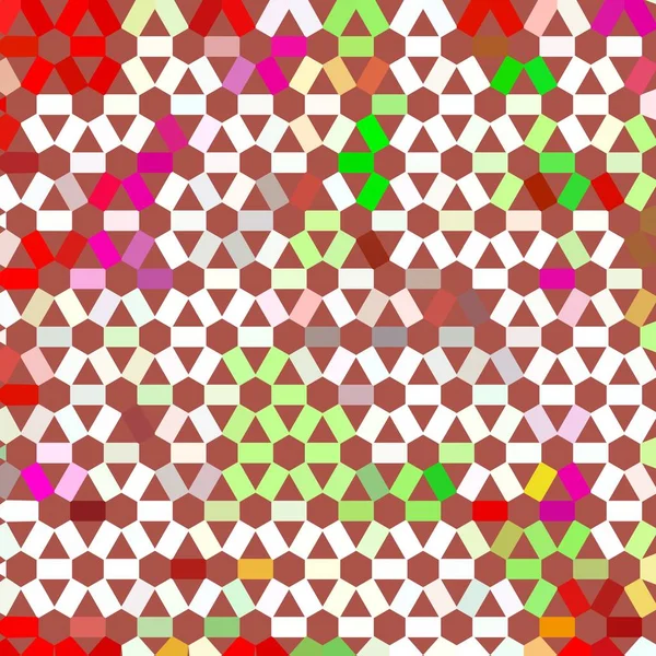 Pola Abstrak Geometris Fraktal Warna — Stok Foto