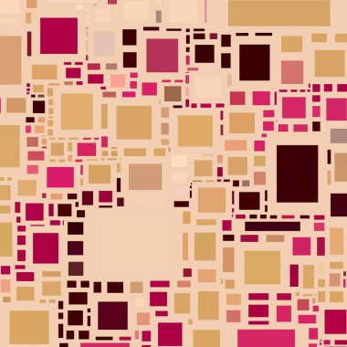 Soyut sanat dokusu. Kareler ile renkli doku. Modern sanat eserleri. Renkli görüntü