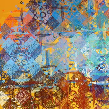 El yapımı tuvale yağlı boya. Soyut sanat dokusu. Renkli doku. Modern sanat eserleri. Yağlı boya darbeleri. Fırça darbeleri. Modern sanat. Çağdaş sanat. Sanatsal tuval.   