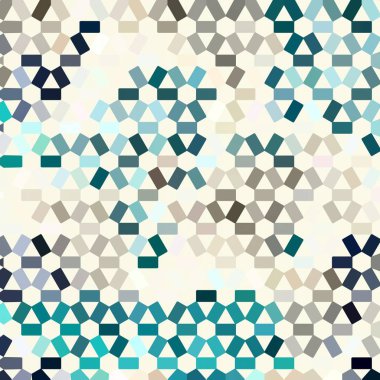 Renk fraktal geometrik soyut desen