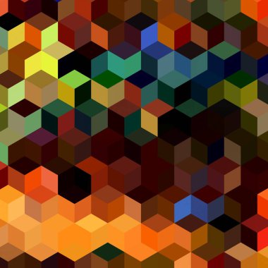 Geometrik desenlerle soyut sanat dokusu