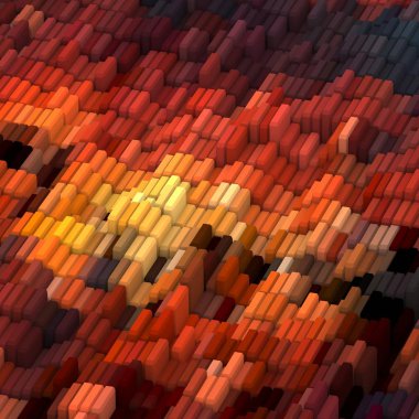 3 boyutlu illüstrasyon. Web modern fon. Renkli desen. Soyut geometrik şekiller. arkaplan.