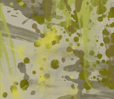 Metin için yeri olan boya lekeleriyle soyut arkaplan