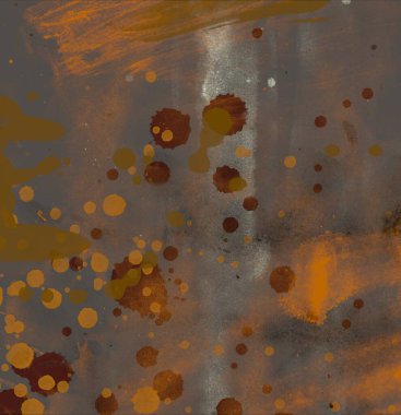 soyut suluboya darbeleri ve fırçalar deseni