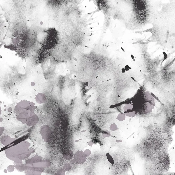 Grunge Abstrakt Akvarell Stroke Och Fläckar Mönster Bakgrund — Stockfoto