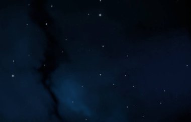 Derin uzay yıldız alanı. Evren yıldızlarla ve gazla dolu. çok uzak bir evren çizimi. 