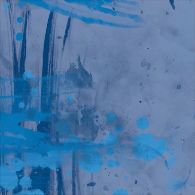 soyut suluboya darbeleri ve fırçalar deseni