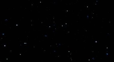 Derin uzay yıldız alanı. Evren yıldızlarla ve gazla dolu. çok uzak bir evren çizimi. 