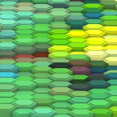 3 boyutlu illüstrasyon. Web modern fon. Renkli desen. Soyut geometrik şekiller. arkaplan.