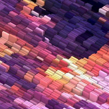 3 boyutlu illüstrasyon. Web modern fon. Renkli desen. Soyut geometrik şekiller. arkaplan.