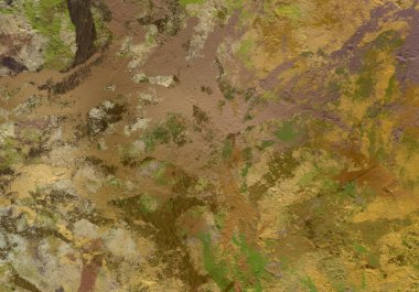 Eski taş duvarın dokusu