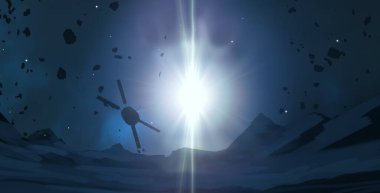 parlaklık ile renkli soyut gökyüzü arka plan