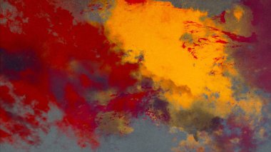 Metin için yeri olan boya lekeleriyle soyut arkaplan