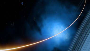 Soyut alan koyu arka plan  