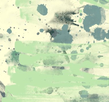 soyut suluboya darbeleri ve fırçalar deseni