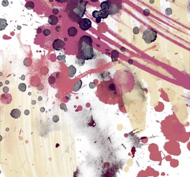 boya darbeleri ile soyut suluboya grunge zemin